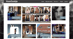 Desktop Screenshot of haarzaakje.nl